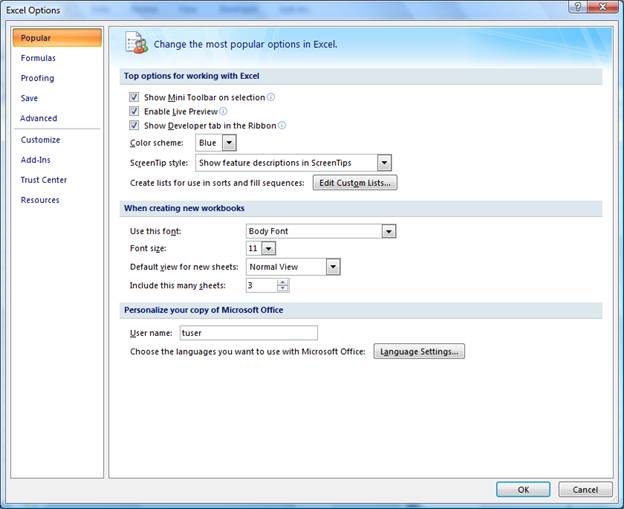 www microsoft excel 2007 tutorial