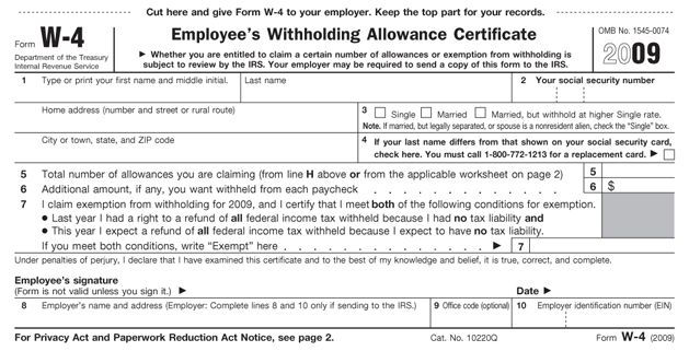 Form W-4 (2011) Purpose. Complete Form W-4 so that  number of allowances 