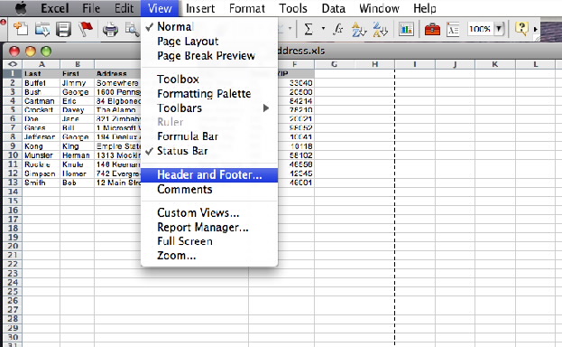 Add Headers Or Footers To An Excel Spreadsheet Free 7217