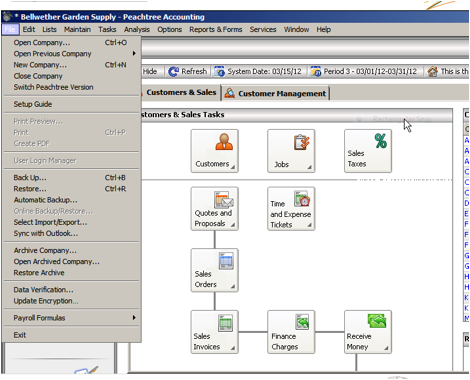 peachtree accounting software tutorial pdf