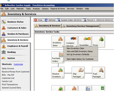 Peachtree accounting software online training