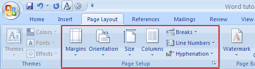 images word document page parts